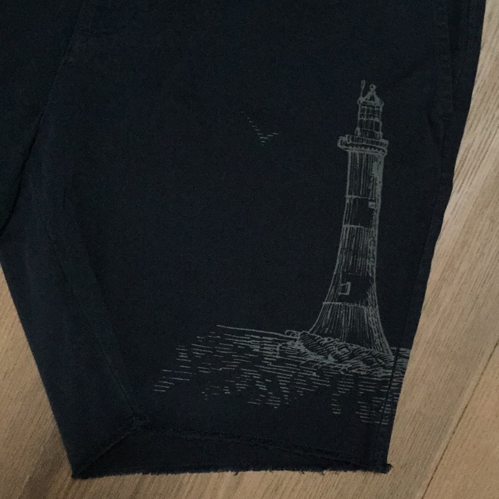 Lands' End Denim Cut-Off Shorts.1875 - Picture 2 of 4